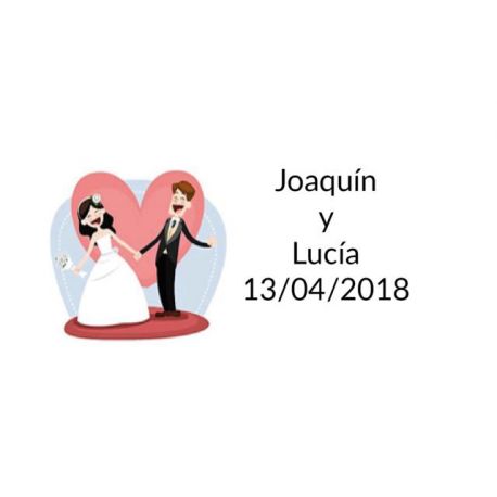 pegatinas original invitado para boda batatas