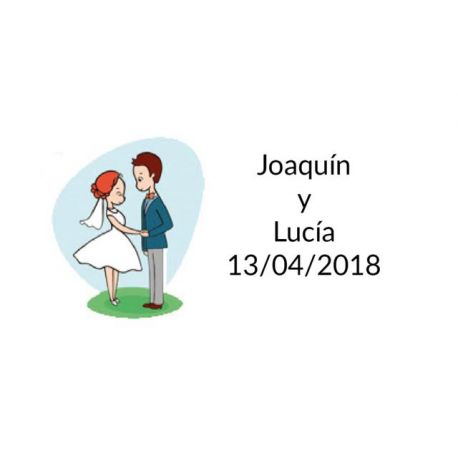 pegatina baratas bodas