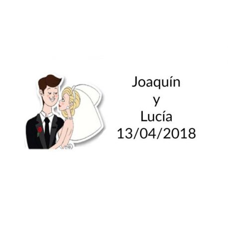 pegatinas bodas baratas