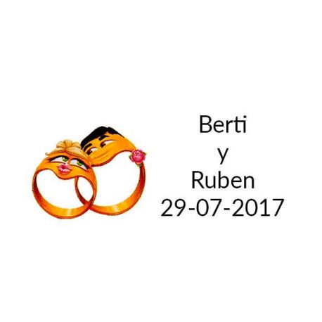 pegatina baratas bodas