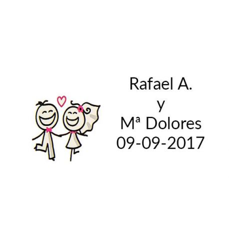 pegatinas baratas bodas
