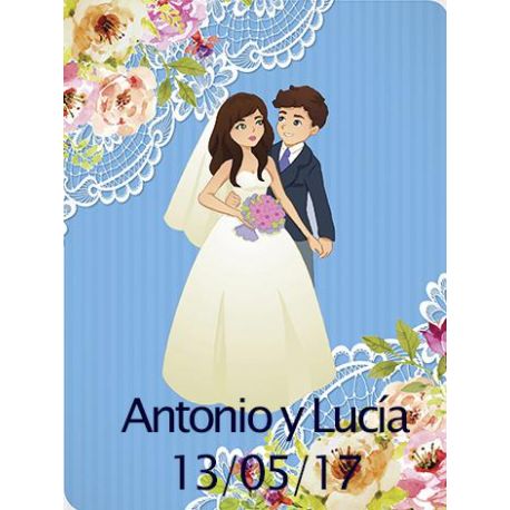pegatina de boda