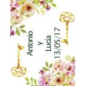 pegatina de boda