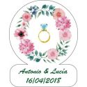 pegatina de boda