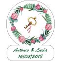 pegatina de boda