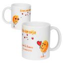 Taza personalizada, para regalo de invitados de boda