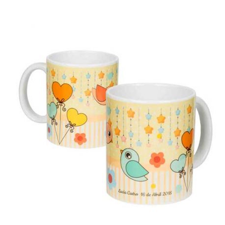 Taza personalizada niña, regalo invitados
