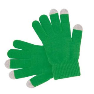 guantes verdes para iphone y ipad 