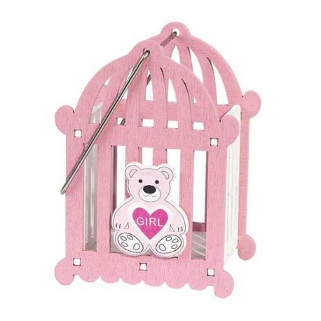 Cuna bebe rosa
