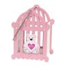 Cuna bebe rosa