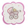 Posavasos bebe rosa