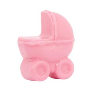 Carrito bebe jabon rosa