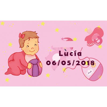 Tarjetas de bebé para los invitados