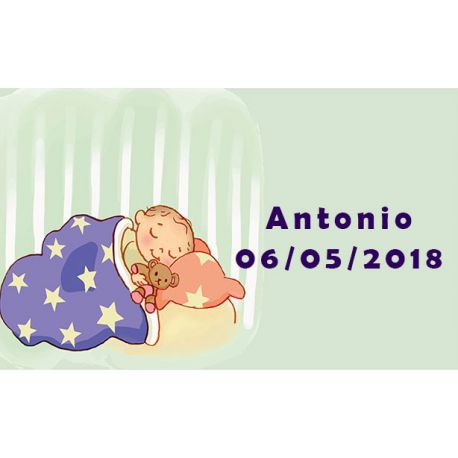 Tarjetas para bebé para los invitados