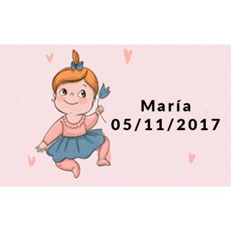 tarjetas invitado bebés original