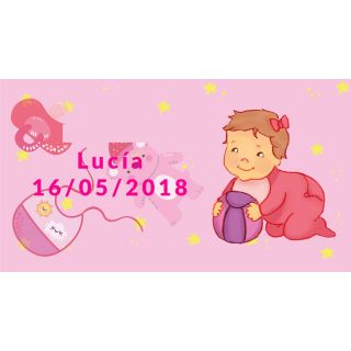 pegatina personalizar bebé
