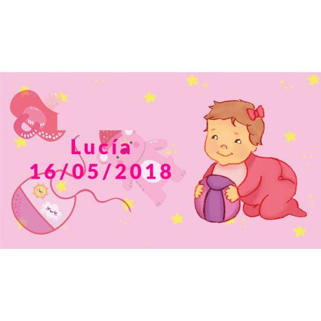 pegatina personalizar bebé