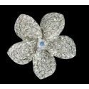 COLETERO MARGARITA ZIRCONITAS BLANCAS 4,5 cm.