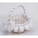 CESTA MIMBRE PEQ. CON YUTE BLANCO
