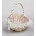 CESTA MIMBRE PQE. CON BRILLANTITOS DEC. BEIG