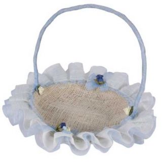 CESTA PETALOS AZUL/ROSA
