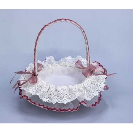 CESTA ALIANZAS ROSA