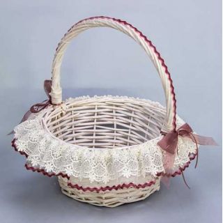 CESTA PETALOS ROSA