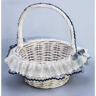 CESTA PETALOS AZUL