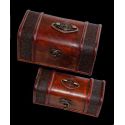 BAUL SET 2 PIEZAS MADERA