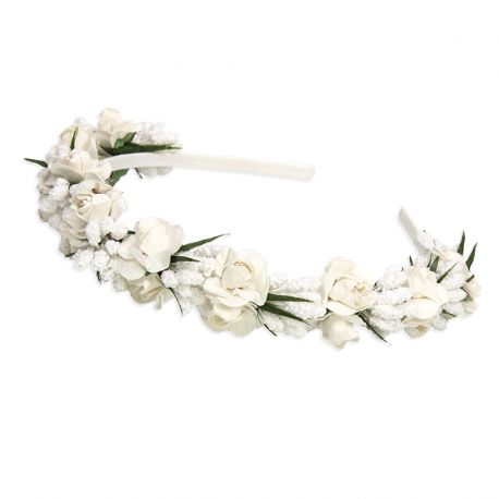 FELPA FLORES BLANCA 