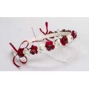 FELPA FLORES BEIGE-ROJO 
