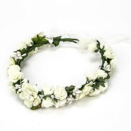 CORONITA FLORES BEIGE