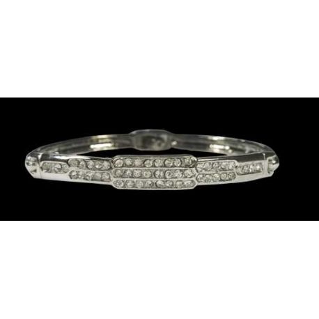 PULSERAS NOVIA PLATA Y ZIRCONITAS (precio unidad)