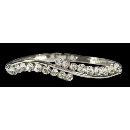 PULSERAS NOVIA PLATA Y ZIRCONITAS (precio unidad)