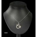 CONJUNTO GARGANTILLA Y PENDIENTES ZIRCONITAS