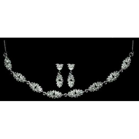 CONJUNTO GARGANTILLA Y PENDIENTES 5016
