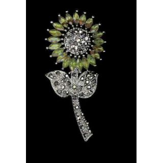 BROCHE GIRASOL VERDE REF. 5044-3