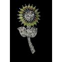 BROCHE GIRASOL VERDE REF. 5044-3