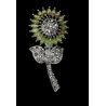 BROCHE GIRASOL VERDE REF. 5044-3