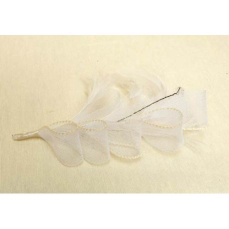 Tocado Blanco de Novia