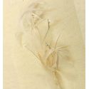 Tocado Beige Plumas y Cristal