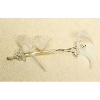 Tocado Novia Plumas y pedreria