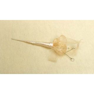 Tocado de Novia Beige con pedreria