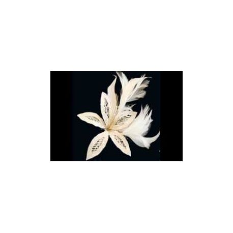 Tocado Blanco de Novia