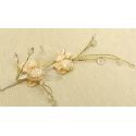 Tocado Beige de Novia
