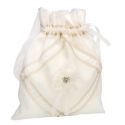BOLSO NOVIA ENCAJE RIBETE BEIG 