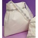 Bolso Novia Con Asa y Adornos Plata (precio unidad)