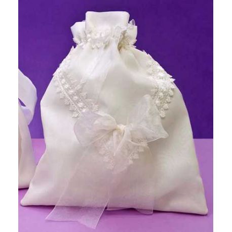 Bolso novia con encaje (precio unidad)