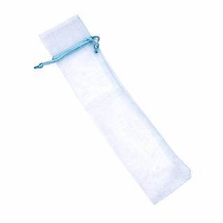 BOLSA organdí PARA ABANICO 29X7 CELESTE