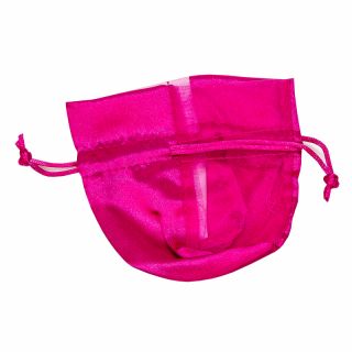 BOLSA ORGANZA/RASO 9*18 FUXIA 